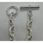 Hermes Chaine D'ancre Gm13 Frame Bracelet SV 925 — view 4