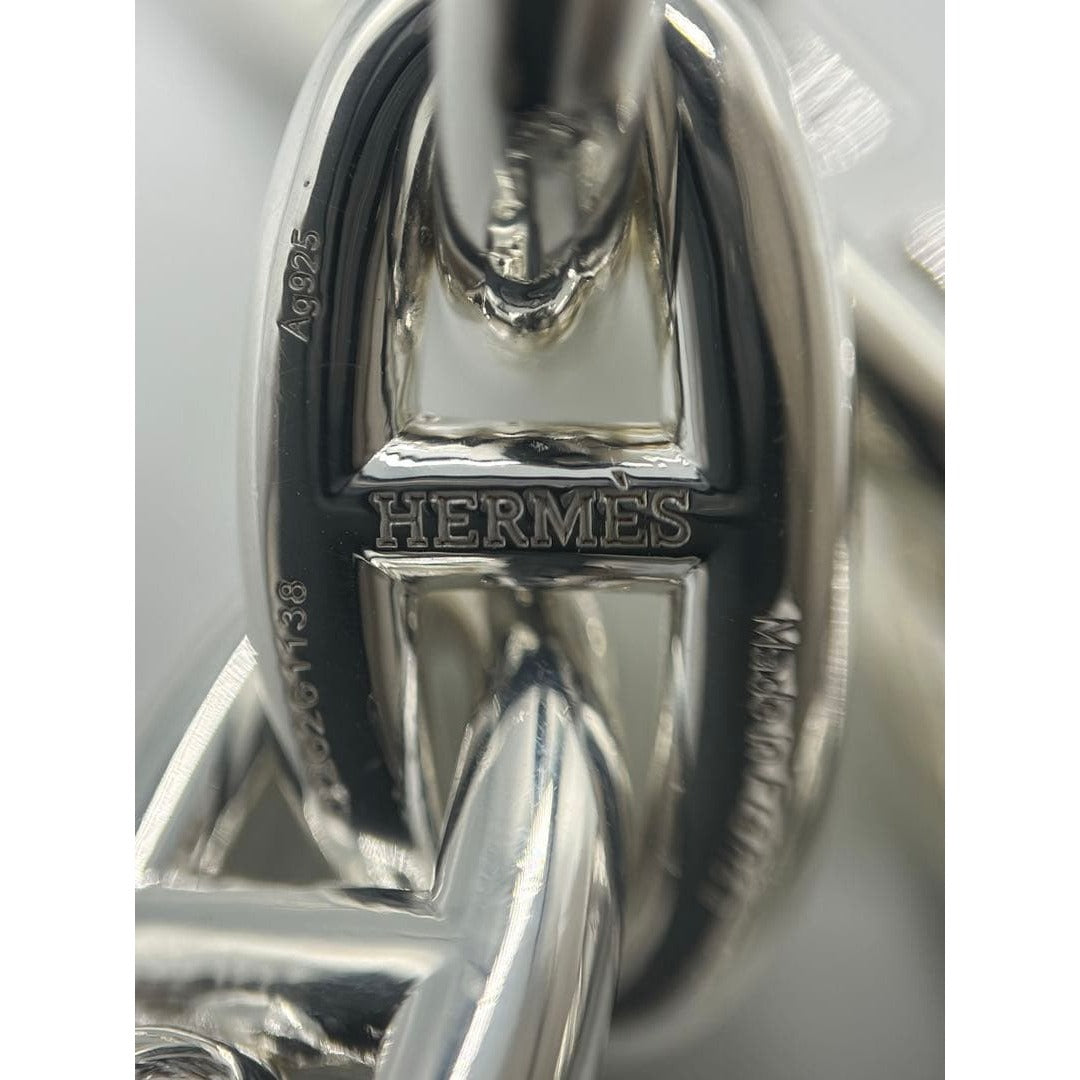 Hermes Chaine D'ancre Gm13 Frame Bracelet SV 925 — view 5