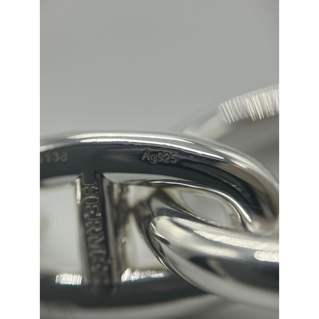 Hermes Chaine D'ancre Gm13 Frame Bracelet SV 925 — view 7