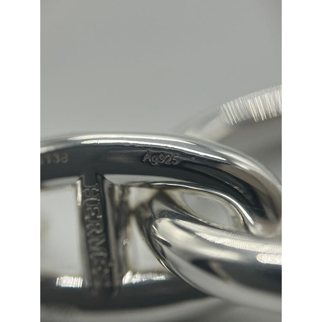 Hermes Chaine D'ancre Gm13 Frame Bracelet SV 925 — view 7