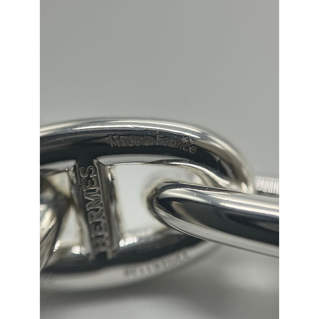 Hermes Chaine D'ancre Gm13 Frame Bracelet SV 925 — view 8