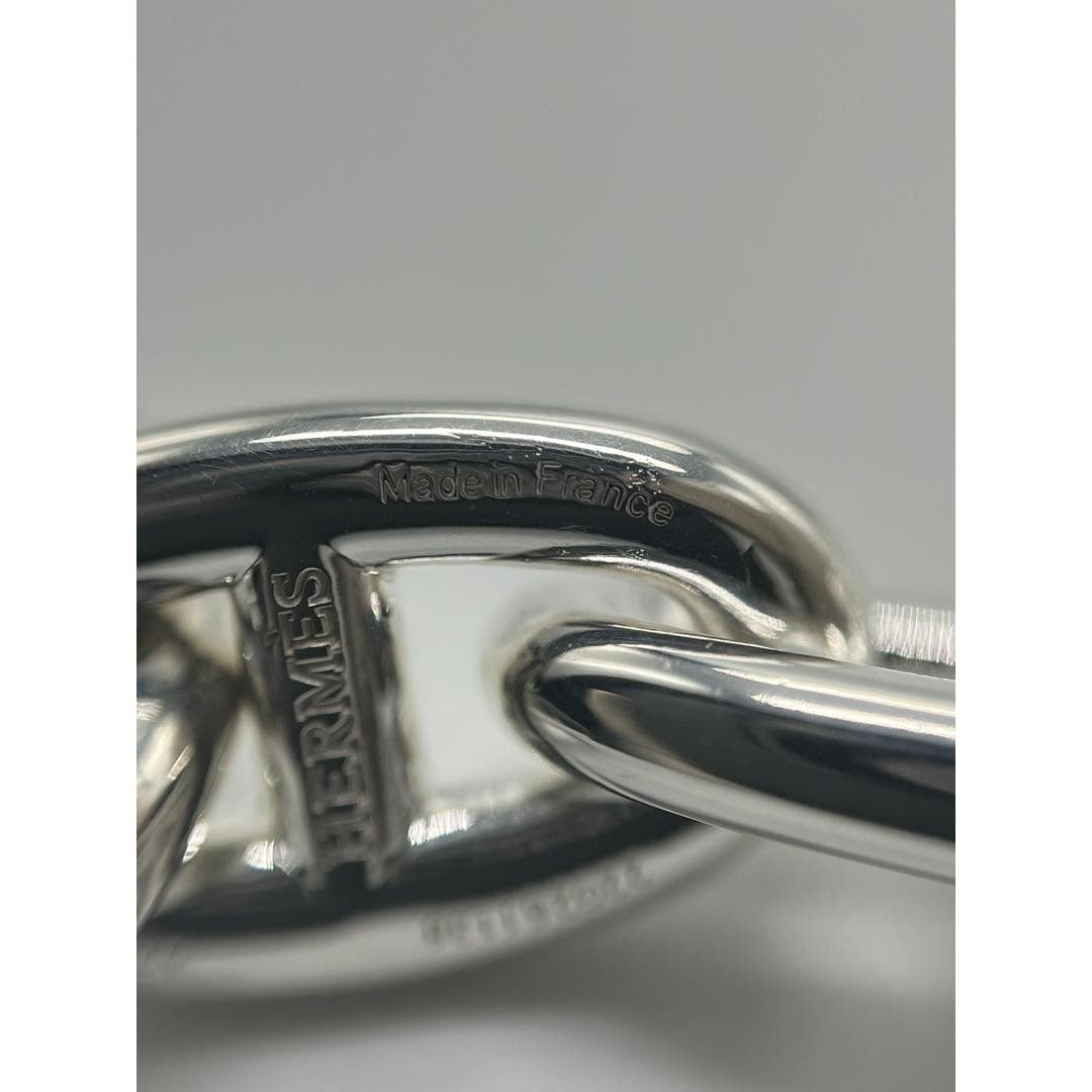 Hermes Chaine D'ancre Gm13 Frame Bracelet SV 925 — view 8