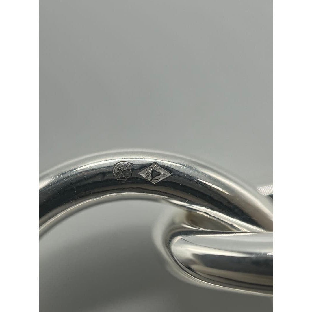 Hermes Chaine D'ancre Gm13 Frame Bracelet SV 925 — view 9