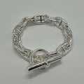 Hermes Chaine D'ancre Gm13 Frame Bracelet SV 925