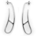 Hermes Chaine Dancre Punk Earrings AG 925 SV Silver Pair — view 2