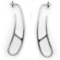 Hermes Chaine Dancre Punk Earrings AG 925 SV Silver Pair