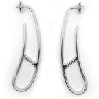 Hermes Chaine Dancre Punk Earrings AG 925 SV Silver Pair