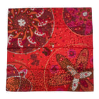 Hermes Scarf Carre 90 100% Silk Offrandes Dun Jour Flower Offering Red Box — view 2