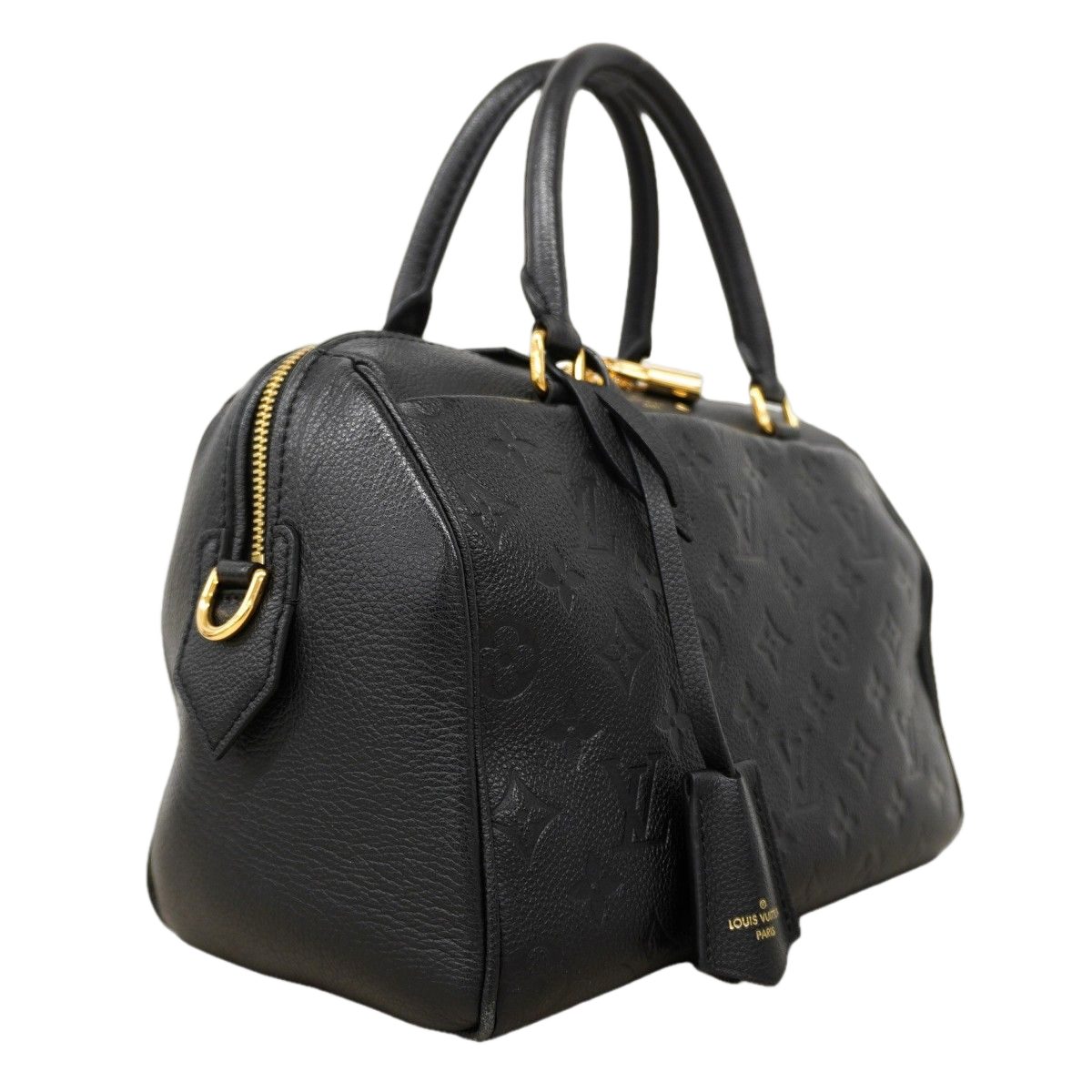 Louis Vuitton Handbag Monogram Empreinte Speedy Bandouliere 25 NM Noir 2-Way — view 2