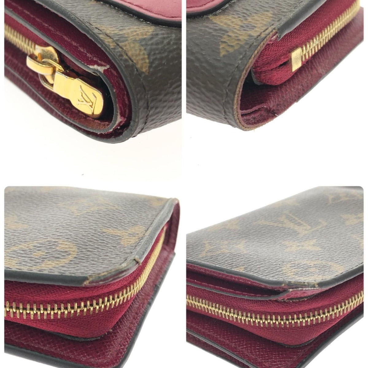 Louis Vuitton Bifold Wallet Portefeuille Juliette Compact Fuchsia — view 8