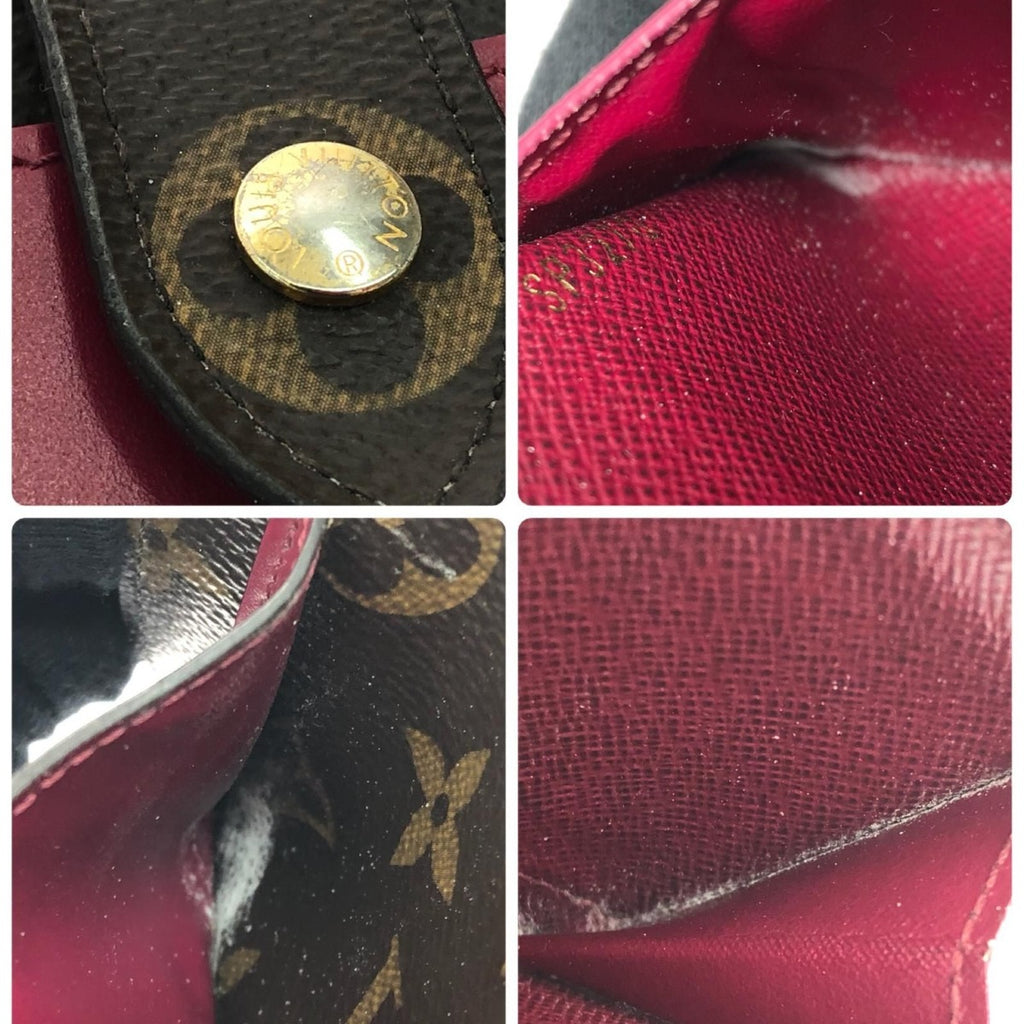 Louis Vuitton Bifold Wallet Portefeuille Juliette Compact Fuchsia — view 9