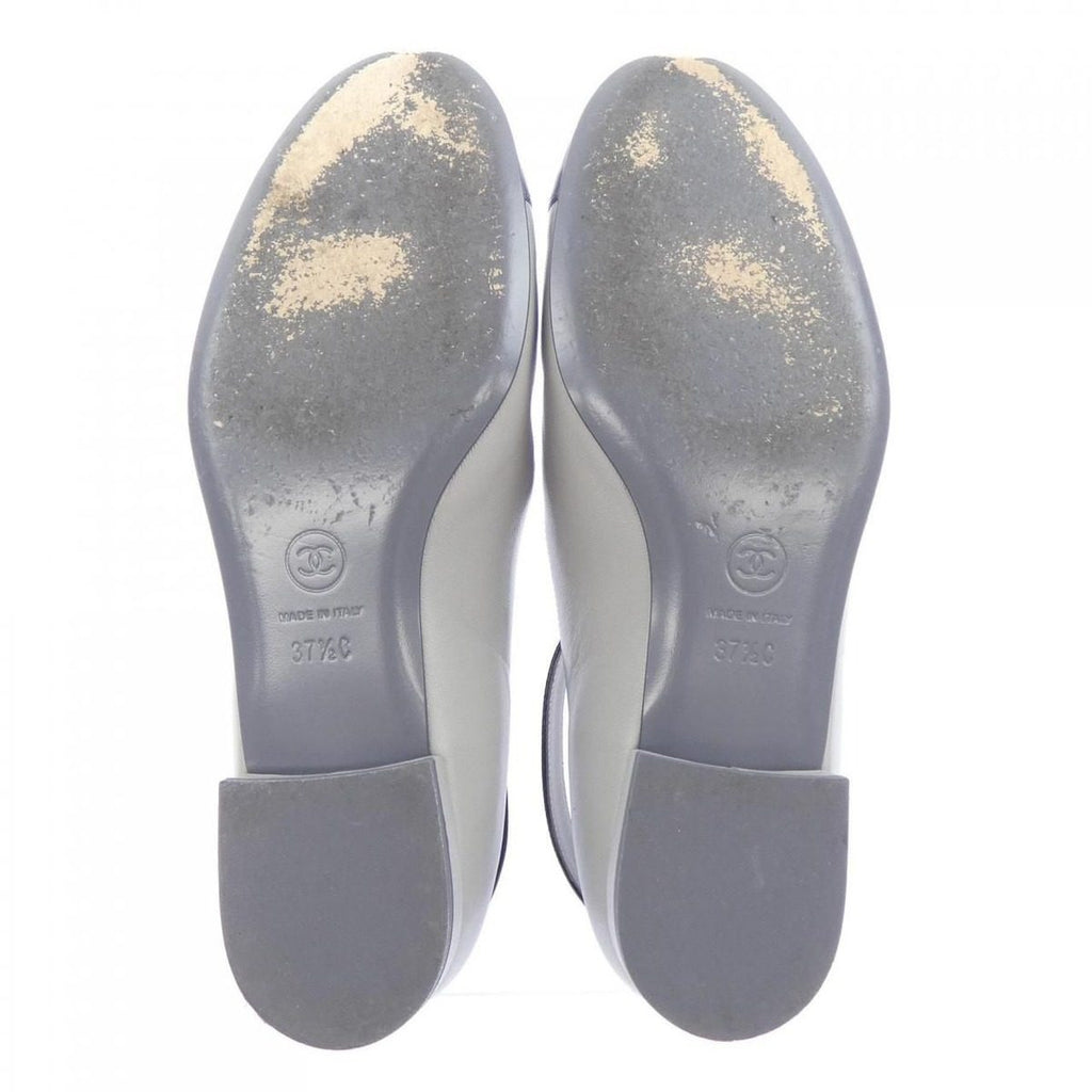 Chanel Flat Shoes Flats Gray — view 4