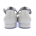 Chanel Flat Shoes Flats Gray — view 5