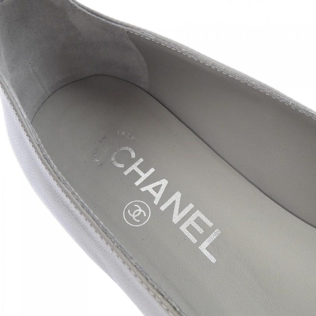 Chanel Flat Shoes Flats Gray — view 6