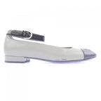 Chanel Flat Shoes Flats Gray