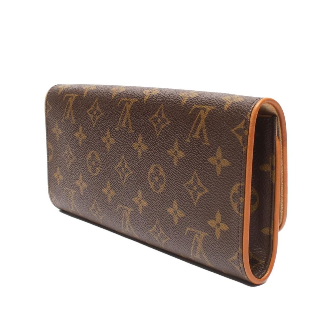 Louis Vuitton 2-Way Clutch Shoulder Bag Crossbody Pochette Twin GM Monogram — view 3