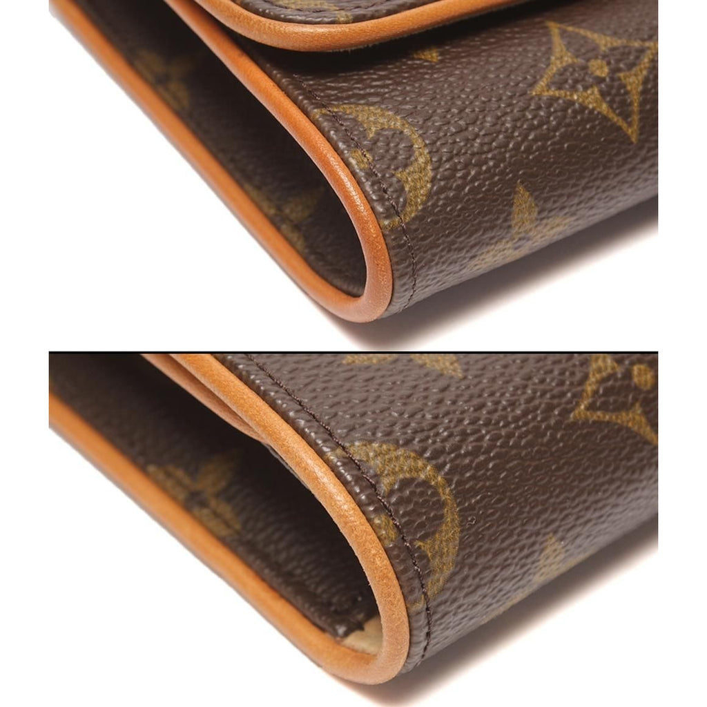 Louis Vuitton 2-Way Clutch Shoulder Bag Crossbody Pochette Twin GM Monogram — view 8