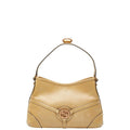 Gucci Interlocking G One Shoulder Bag Beige Leather