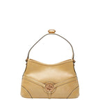 Gucci Interlocking G One Shoulder Bag Beige Leather