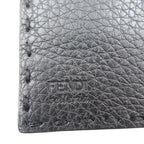 Fendi Selleria 7 M0186 Calf Silver Hardware Black Bifold Long Wallet 1380 — view 6