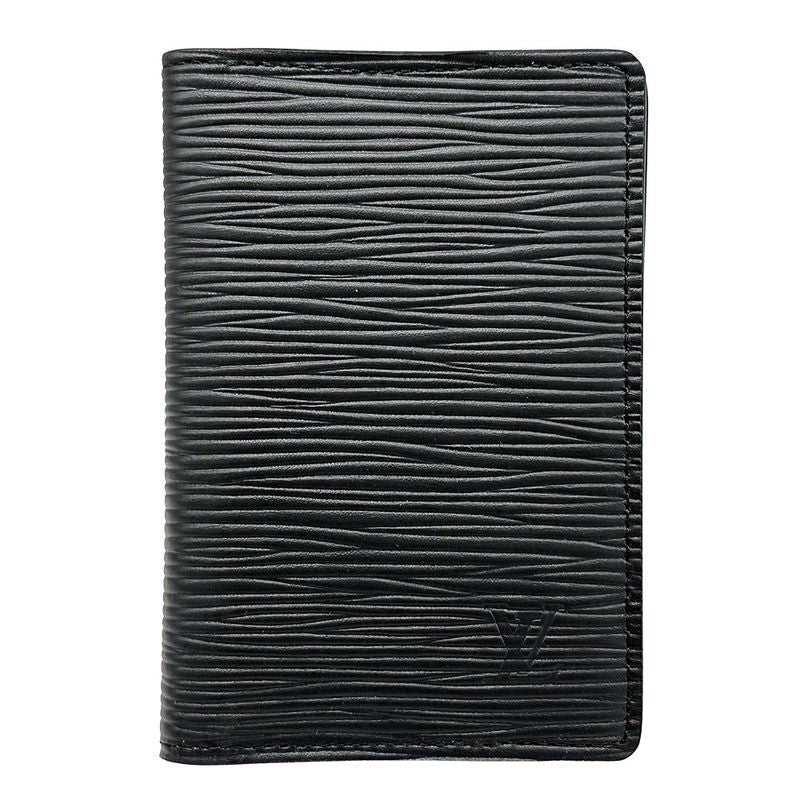 Louis Vuitton Card Case Epi Leather Organizer Do Poche Black