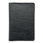 Louis Vuitton Card Case Epi Leather Organizer Do Poche Black