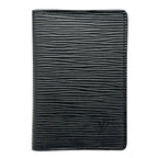 Louis Vuitton Card Case Epi Leather Organizer Do Poche Black — view 2