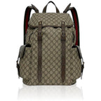 Gucci Backpack Beige Brown GG Supreme Sherry