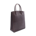 Hermes Tote White Bath Up Ebene Leather Brown — view 2