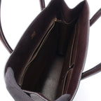 Hermes Tote White Bath Up Ebene Leather Brown — view 3