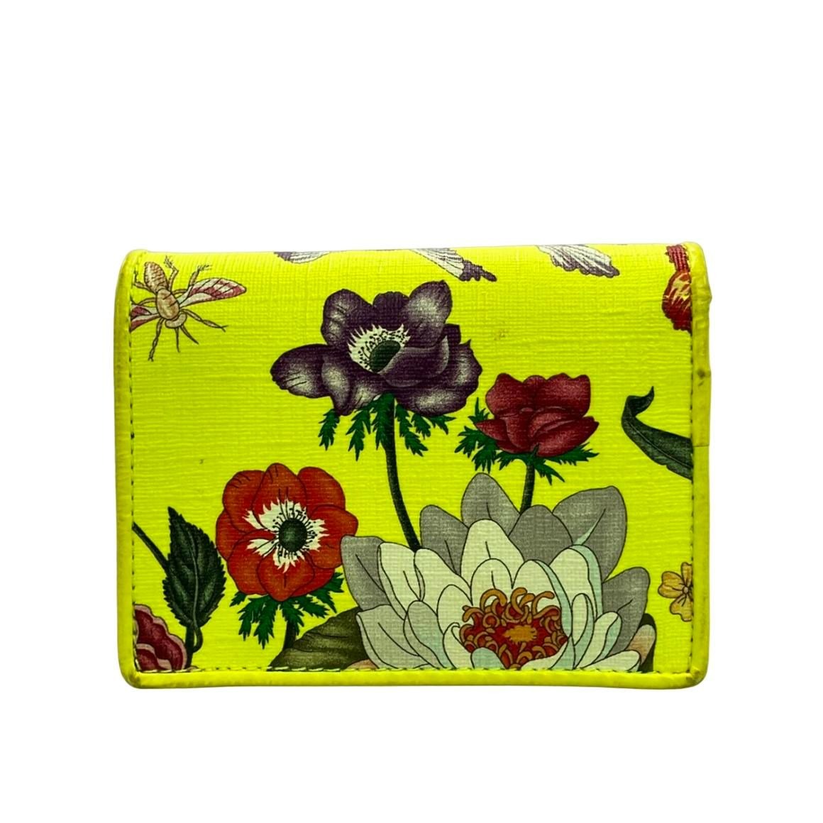 Gucci Bifold Wallet Flora Zumi Yellow And Other — view 2