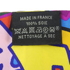 Hermes Twilly Scarf 100% Silk Blue Green Orange Multi Small Accessories — view 6