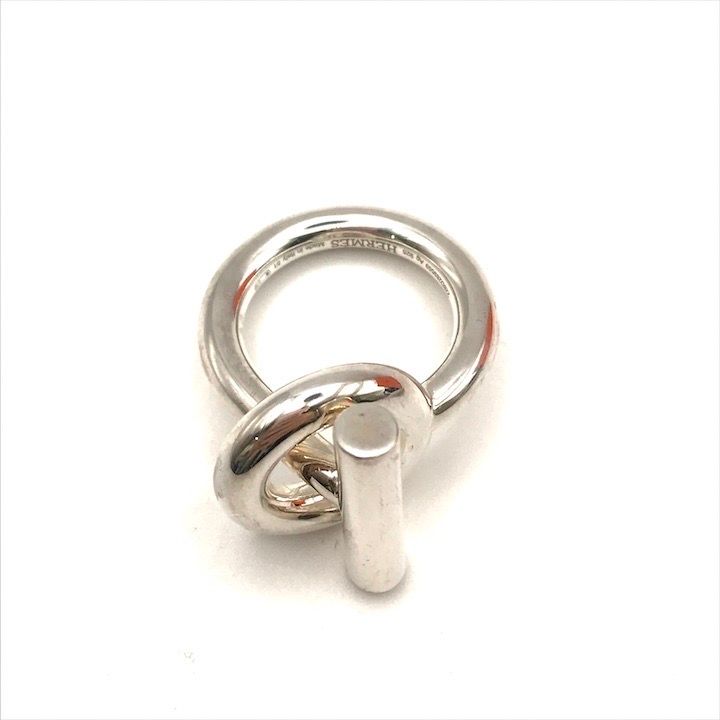 Hermes Chien Ring Silver — view 5