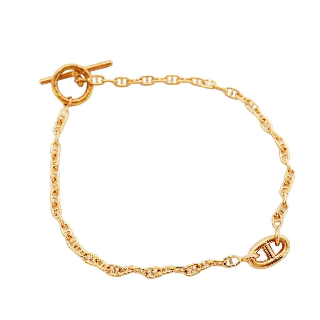 Hermes Bracelet Chaine D'ancre New Farandole TPM 18k Pink Gold — view 2
