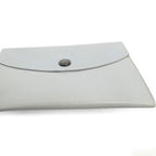 Hermes Pochette Trio Touareg Gray Clutch Bag — view 7
