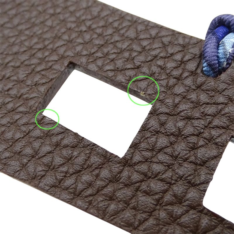 Hermes Charm Petite Ash Torii Vaux Epson Togo Purple Dark — view 6