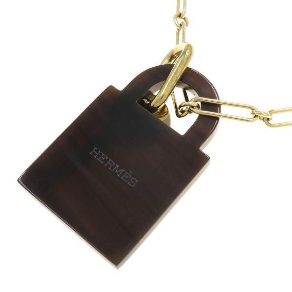 Hermes Amulet Padlock Gmnecklace — view 3