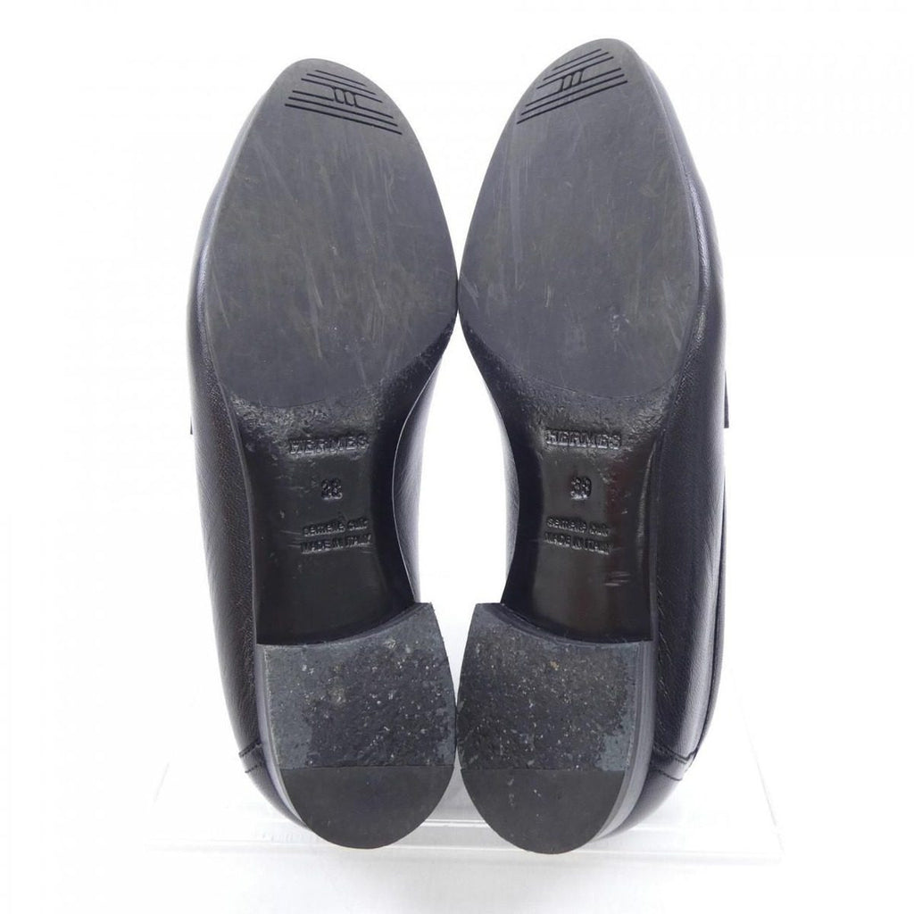 Hermes Paris Shoes Loafers Black — view 4