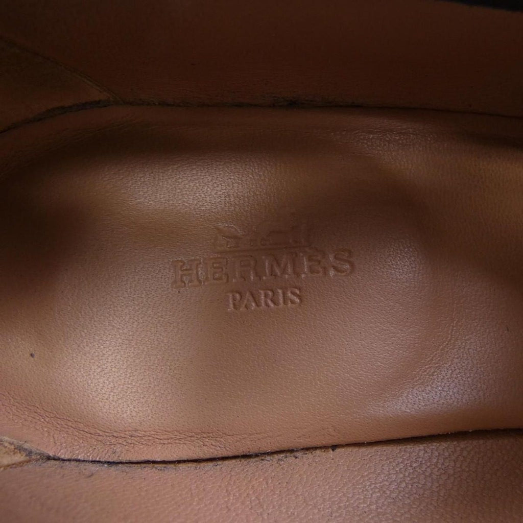 Hermes Paris Shoes Loafers Black — view 6