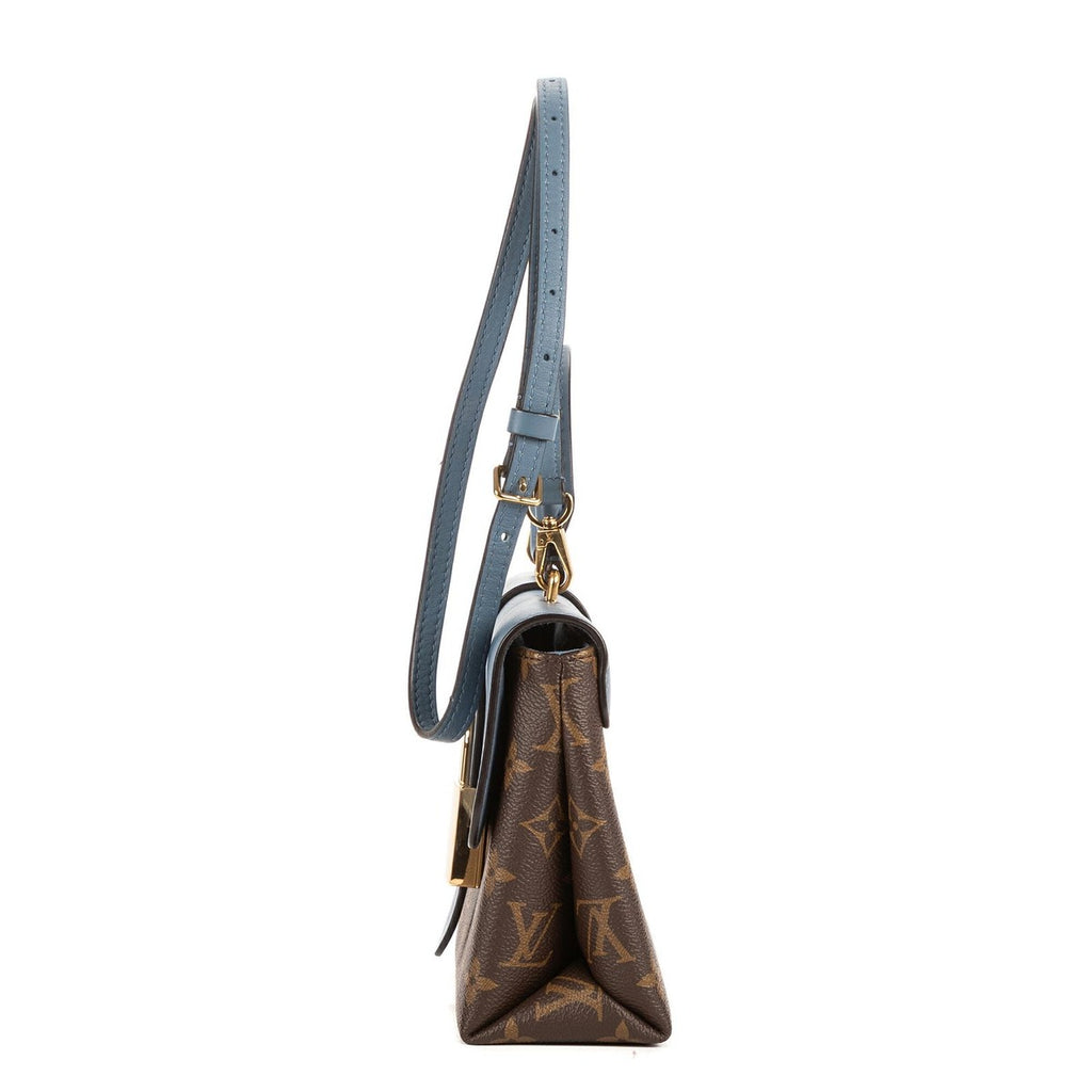 Louis Vuitton Rocky BB Blue Brown Monogram Canvas — view 3