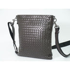 Bottega Veneta Intrecciato Shoulder Bag Pochette Leather Brown — view 2