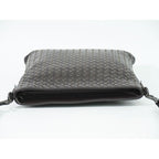 Bottega Veneta Intrecciato Shoulder Bag Pochette Leather Brown — view 5