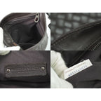 Bottega Veneta Intrecciato Shoulder Bag Pochette Leather Brown — view 9