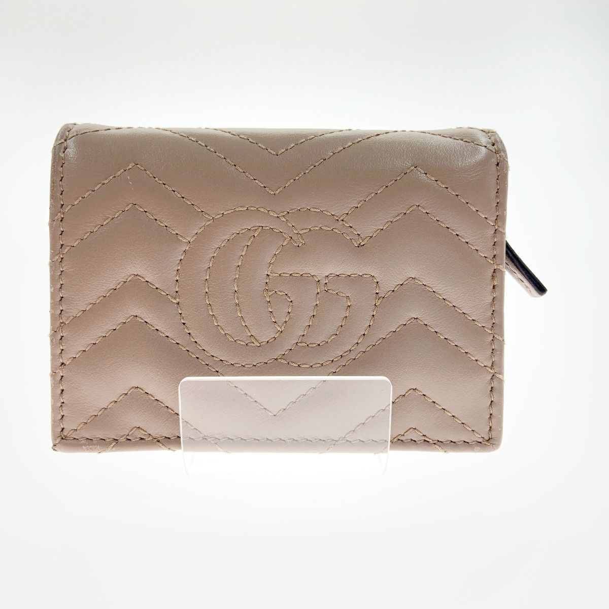 Gucci GG Marmont Coin & Billfold Card Case Bifold Short Wallet Light — view 2