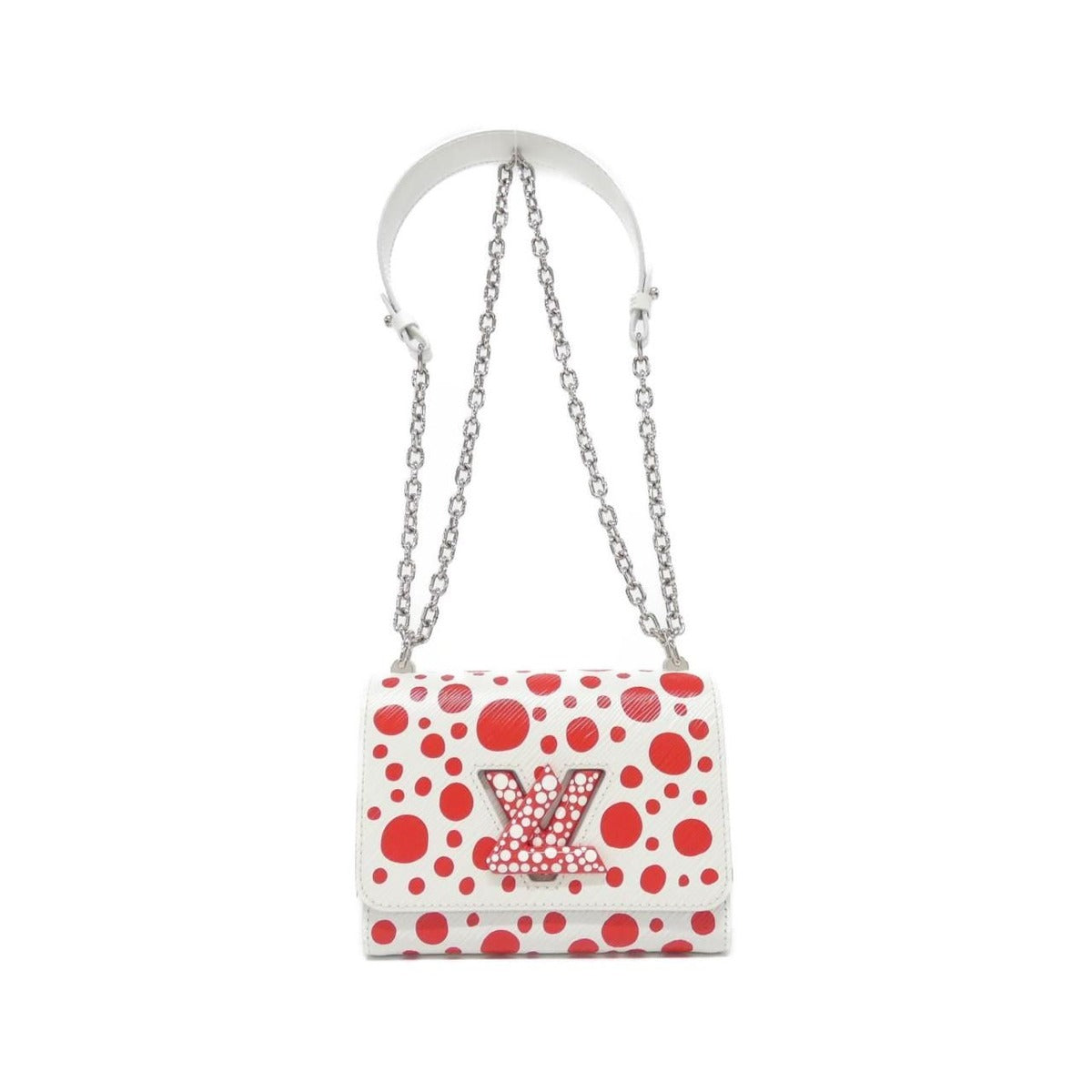Louis Vuitton Epi Twist PM Shoulder Bag Blanc Rouge