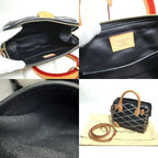 Louis Vuitton Handbag Marthage Duc BB Lambskin Noir Black — view 9