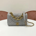 Chanel Mini Quilted Lambskin Turnlock Shoulder Bag