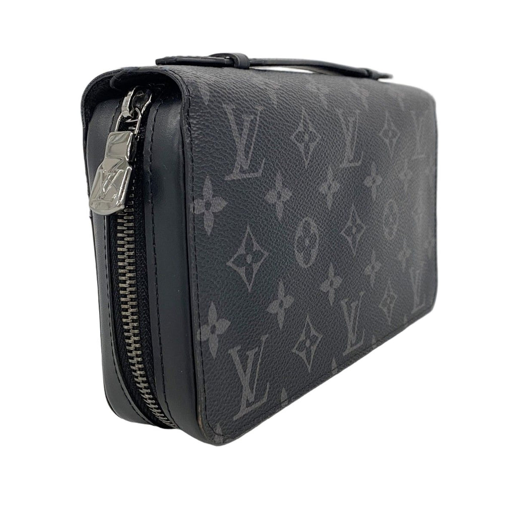 Louis Vuitton Wallet Monogram Eclipse Zippy XL Black Gray — view 2