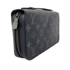 Louis Vuitton Wallet Monogram Eclipse Zippy XL Black Gray — view 2