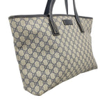 Gucci Tote GG Supreme Navy Silver — view 2